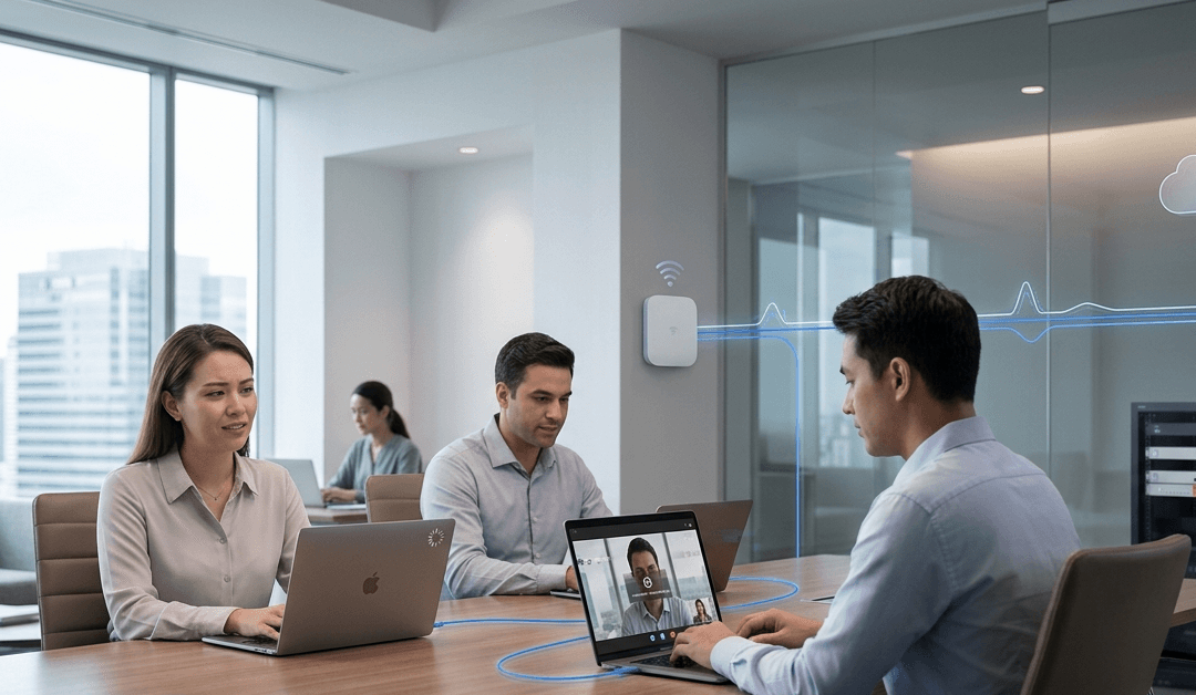 Teams or Zoom freezing on fast internet
